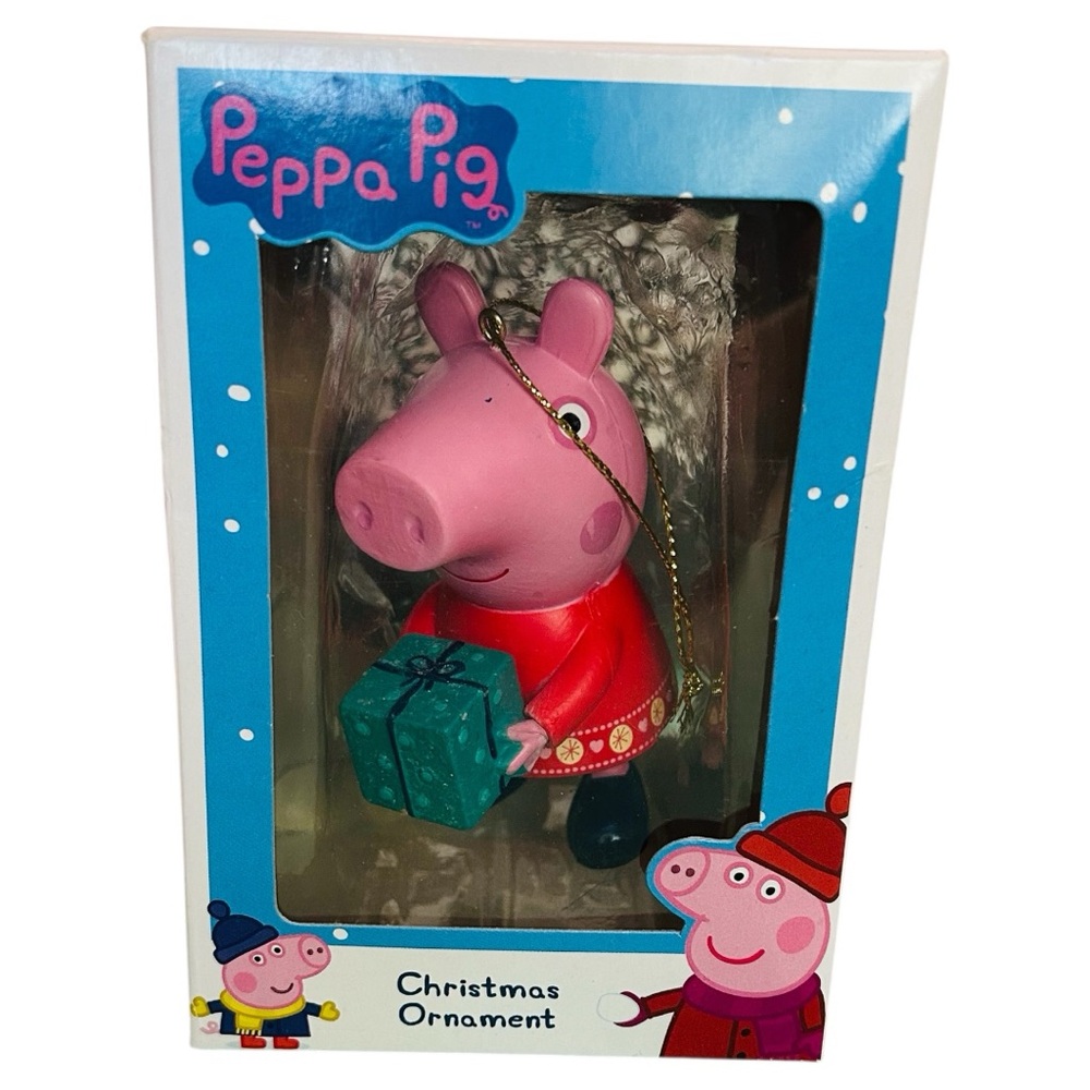 Pepa Pig Ornament Kurt S. Adler Christmas Ornament. New in box. Pink and Red New